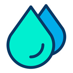 Lineal color Drops icon
