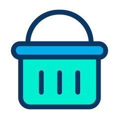Lineal color Basket icon
