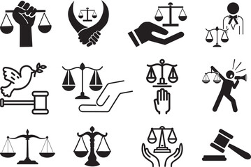 social justice symbol Symbol of law and justice. Concept law and  judicial