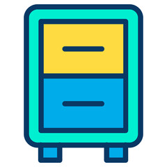 Lineal color Cabinet icon