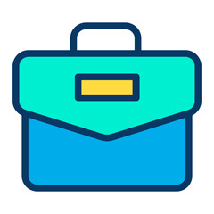 Lineal color Travel Briefcase icon