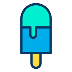 Lineal color Ice Candy icon