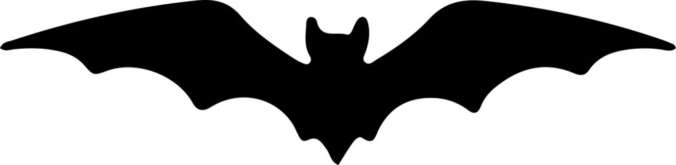 Halloween bat silhouette svg