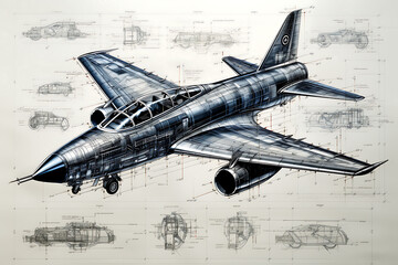 Planos de contruccion y prototipos de aviones, caza bombarderos, bombarderos y zeppelin 
