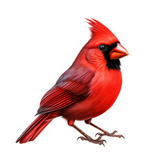 Cardinal isolated on transparent background