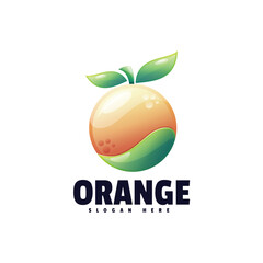 Orange colorful logo design 