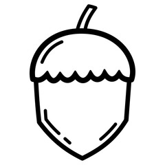 Acorn Vector Illustration 