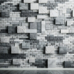 Versatile Abstract Brick Wall