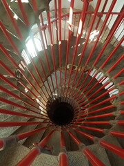 red bone spiral staircase