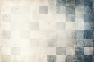 textured paper background with squares of inky shadows, vintage inspired