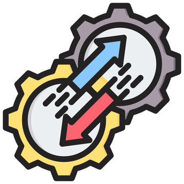 Transition Outline Color Icon