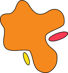 Pastel Abstract Organic Illustration