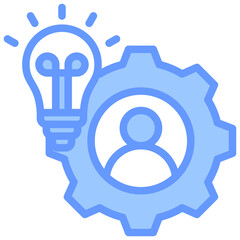 Talent Management Blue Icon