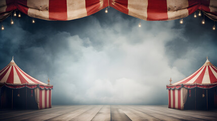 Circus frame background