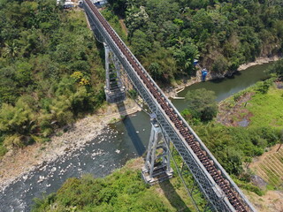 railway bridge over the river