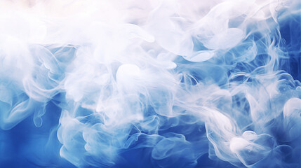 Fototapeta na wymiar Abstract white and blue color background with smoke pattern, 3D illustration.