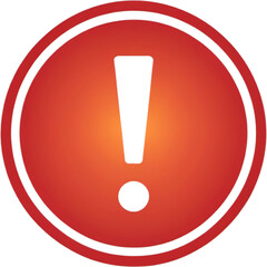 Warning sign icon