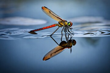 dragonfly on a branch