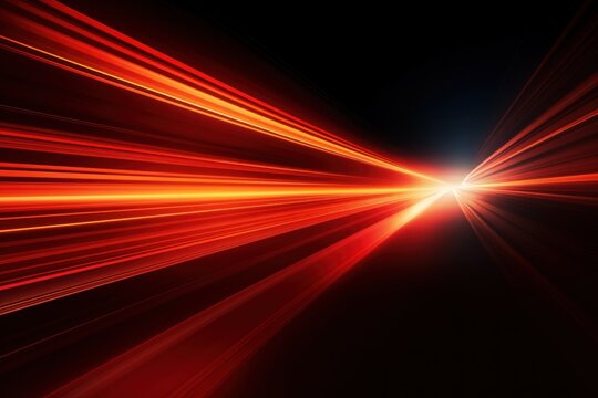 Abstract image of speed motion light on a dark background