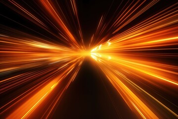 Fototapeta na wymiar Abstract image of speed motion light on a dark background