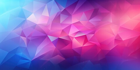 Pink purple violet blue abstract background for design. Geometric shapes. Triangles, squares, stripes, lines. Color gradient. Dark shades. Modern, futuristic. Colorful. Web banner
