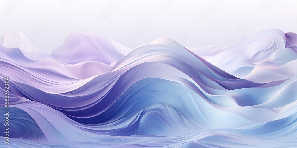 Poster waves of tranquility: a serene design for your computer