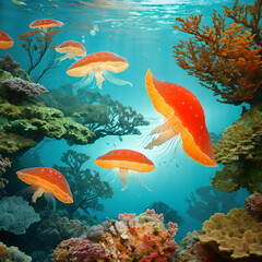 Fototapeta premium jellyfish