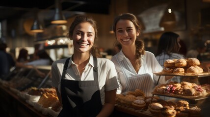 Smiling Lady at the 3D Bakery Scene