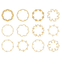 simple shape decorative ornament frame