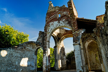 Abbazia di Sant'Eustachio.Nervesa della Battaglia, Treviso. Veneto, Italia