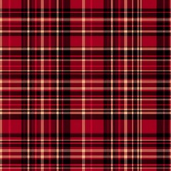 red and white plaid pattern