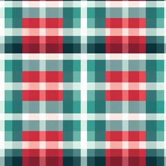 green and red Christmas plaid tartan pattern