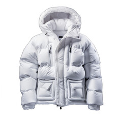 Snow coat isolated on transparent background