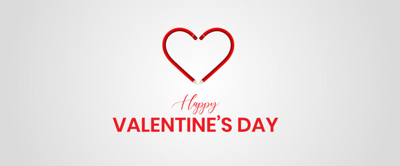 Happy Valentine's day. Happy Valentine's day Creative ads for social media. Valentine's Creative design.