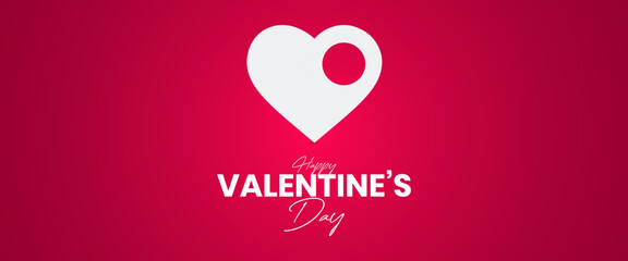 Happy Valentine's Day. Happy Valentine's Day Creative ads for social media. Valentine's Creative Design.