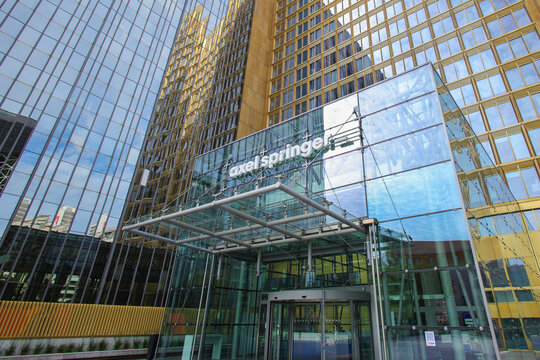 Axel Springer Verlag (publishing house), Axel Springer Skyscraper in Berlin, September 3 2023