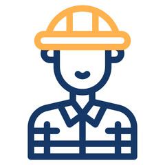 Vector Icon Firefighter, Avatar, Fireman, Safety, Safety