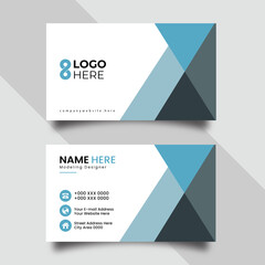 Fototapeta premium Futuristic Abstract Name Card Template