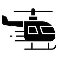 Vector Icon Helicopter, Fast, Delivery, Transportation, Fly