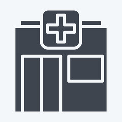 Obraz premium Icon Pharmacy. suitable for flu symbol. glyph style. simple design editable. design template vector. simple illustration