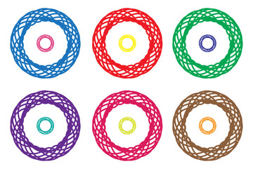 Colorful Circle for Social Media.