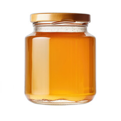 Honey jar isolated on transparent background