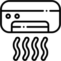 Vector Icon Air Conditioner, Heating, Cooling, Refreshing, Electronics, Air Conditioning
