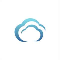 cloud logo design, cloud vector, cloud symbol, technology, shape, computer, tech, hosting