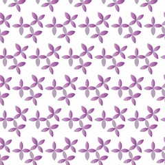 Vector flower shapes pattern and background design