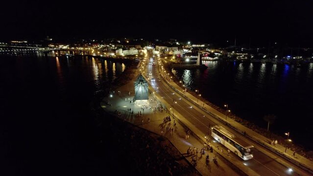 Nesebar, Burgas Region, Bulgaria. Nocne ujęcia.