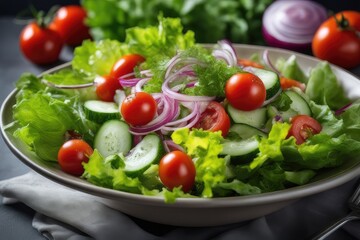 fresh vegetable salad