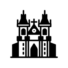 Prague icon in vector. Illustration