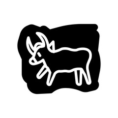 Lascaux icon in vector. Illustration