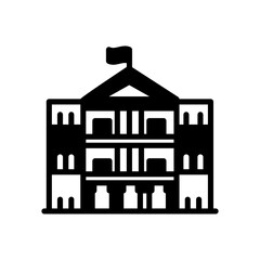 Palace of Parliament icon in vector. Illustration